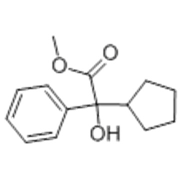 Ácido benzenoacético, a-ciclopentil-a-hidroxi, éster metílico CAS 19833-96-6