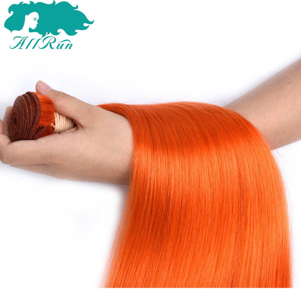 beaudiva orange brazilian hair coloring hot selling 1pc brazilian hair weave bundles 100% human hair shedding free