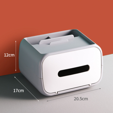 Plastic paper dispenser tissue storage box