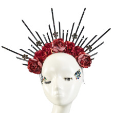 Halloween Show Crown: Gothic Retro Madonna Halo Headpieces
