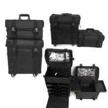 High Useful Nylon Trolley Makeup case/Comestic bag