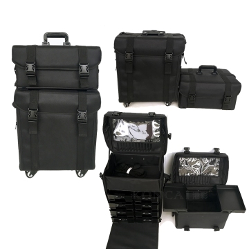 High Useful Nylon Trolley Makeup case/Comestic bag