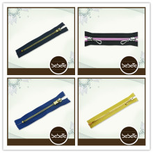 Brand new popular antique brass metal zipper with high quality