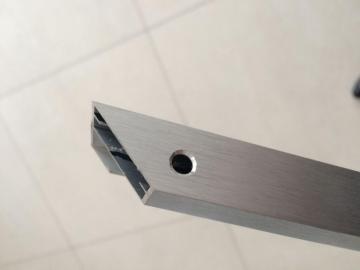 Aluminum photoframe profile