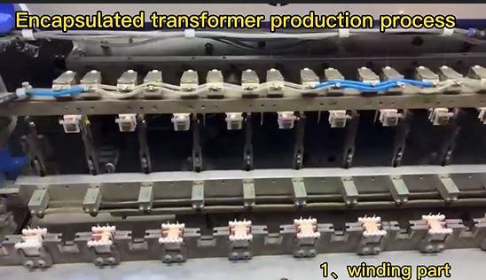 Encapsulated transformer production process1