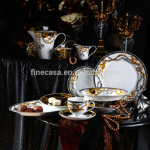 47pcs Luxury Fine Bone China Dinner Set