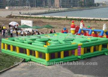 Giant inflatable amusement park for chilren large Inflatable Maze,PVC inflatable labyrinth sale