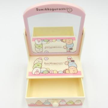 Plastic mini dressing table with drawers