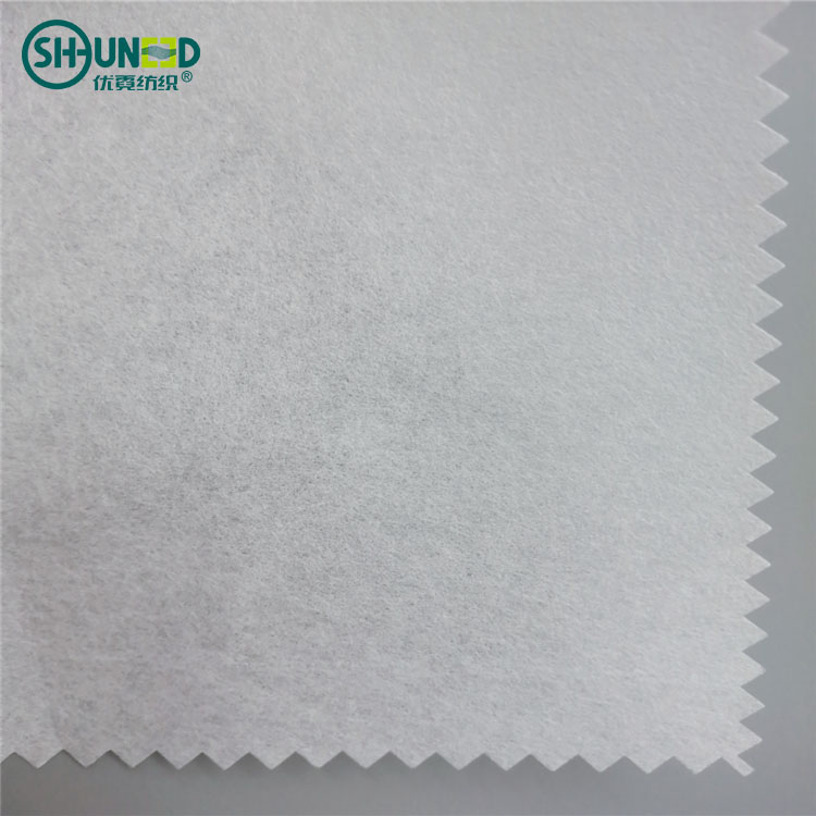 SGS Wet Laid Embroidery Backing Paper Tear Away Non Woven Fabric Roll for Embroidery Products