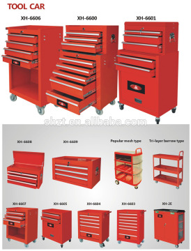 Automative Storage Tool Box Mobile Tool Trolley Metal car Toolbox