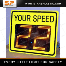 RSM-A72-001 Radar Speed Sign Detective Speed Warning LED Lamp Outdoor Driver Sign Traffic Radar Speed Feedback