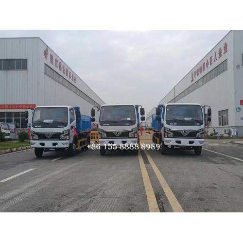 Dongfeng 4x2 truk sampah dump tunggal