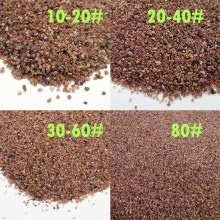 Blasting abrasive media Pink garnet grain 0.85-2mm