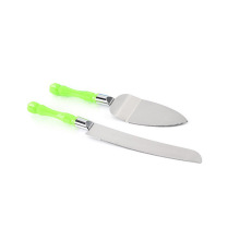 Stainless Steel Wedding Cake Knife and Server Cutting Set