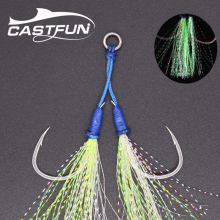 CASTFUN 2019 New High-Quality Double Assist Hook Jig for Jigging Fishing