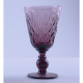 Unique Water Glass Gobleted Colored For sale