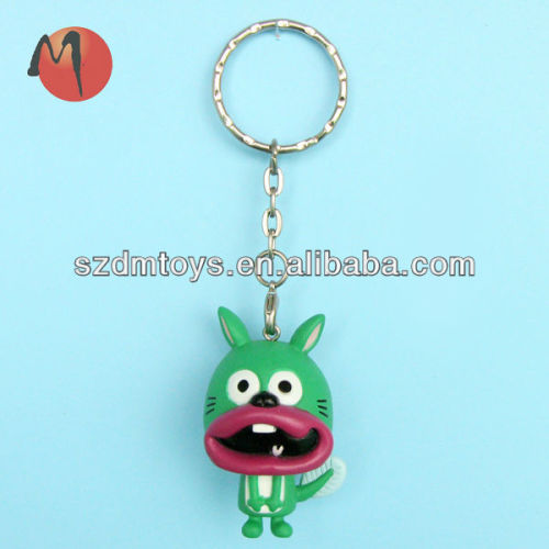 lucky cartoon cat key ring holder design accessory manufacturers