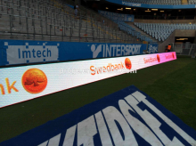 P10 soft mask football stadium perimeter led screen display