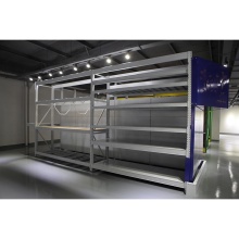 Hypermarket Metal Shelf Storage Rack System - Two-in-One Racking