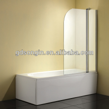 Economical shower room/bathtub frameless shower screen IP-100A
