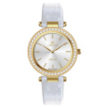 Woman's Iced Diamond Bezel Quartz Wrist Watch