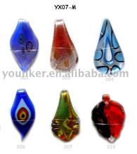 Murano glass pendant lampwork glass pendants