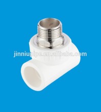 DN20-63 Middle PPR Male Tee with brass inserts/PPR tee union with brass