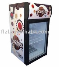40L upright display freezer,showcase freezer,upstand freezer