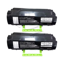 QHJ Compatible Toner Cartridges for Lexmark Printers: MS321, MX321, MS421, MX421, MS521, MX521, MS621 Models