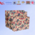Beautiful floral designs paper bag,handling kraft paper bag