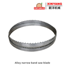 Alloy narrow band saw blade