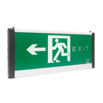 Safety exit indicator lights in public places