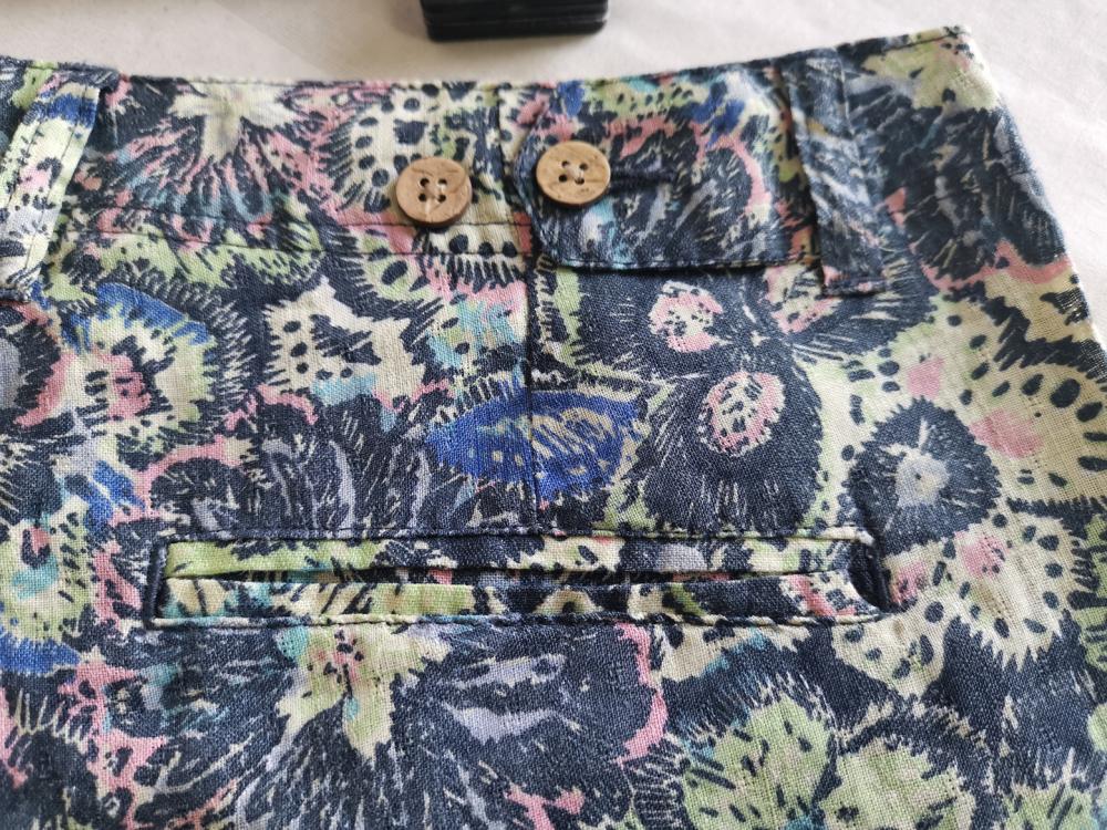 Men Linen Digital Print Short 5