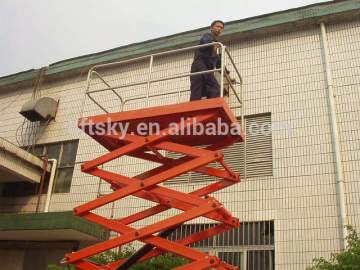 7000mm sissor lift pods for 150kg Model SJY0.15-7.0