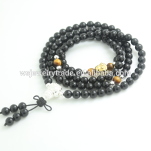 2017 108 Meditation Mala Bead 925 Silver&24K gold Gemstone Jewelry Hot Sell