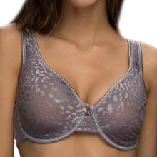Custom seamless soft plus size bra waistslip set