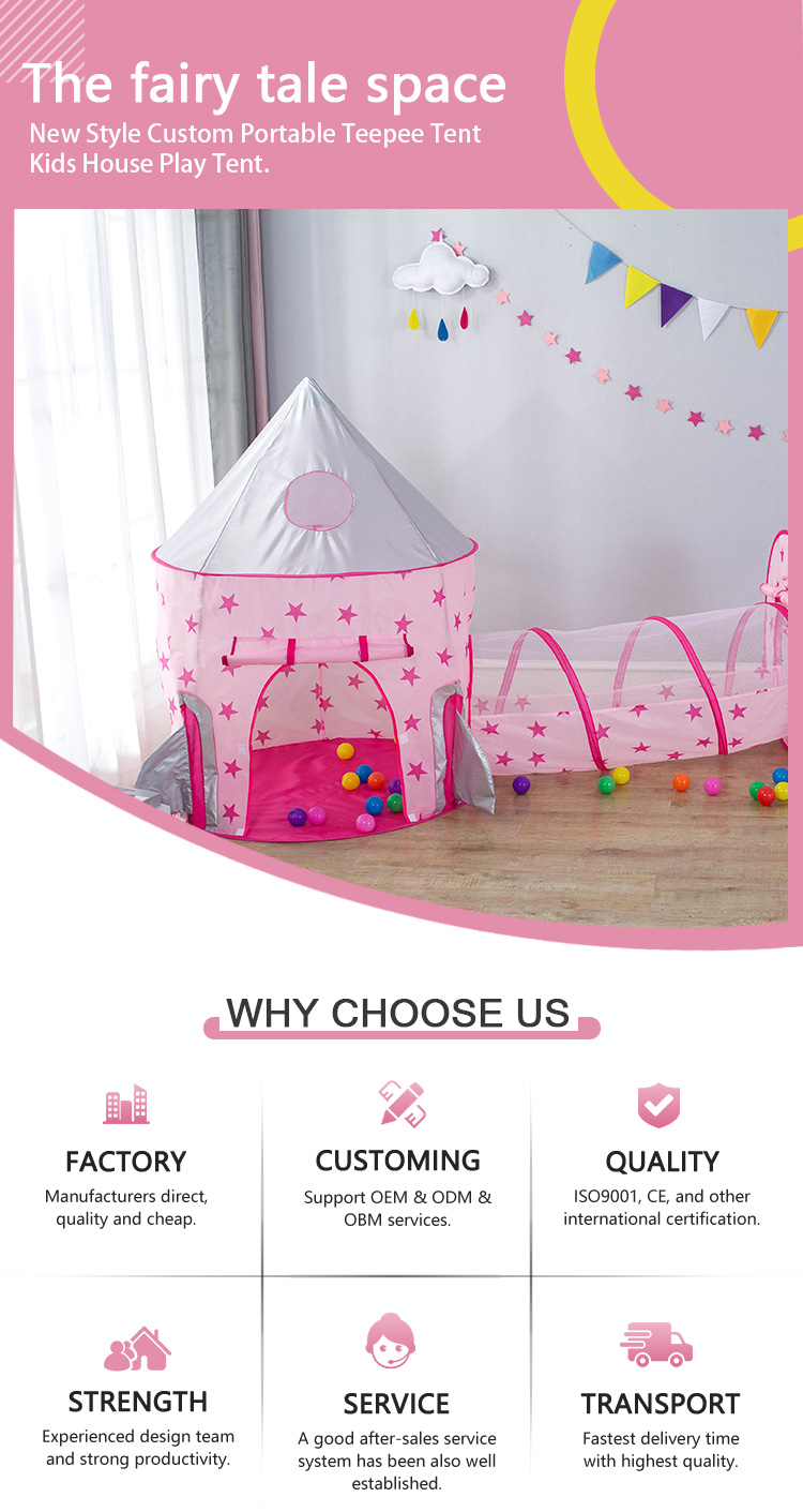 Tente d'enfant de jeux extérieurs d'intérieur Indoor Outdoor Games Child Tent