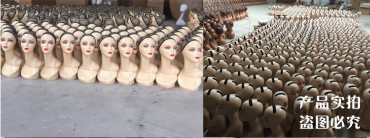 Wholesale Head mannequin with bust wig headstand for wigs display making styling and jewelry display mannequin with shoulder