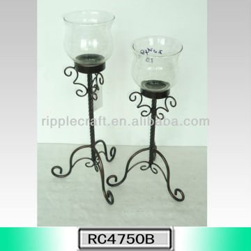 metal wall candle sconce