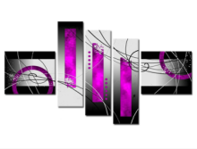 bedroom deco modern simple high quality handmade beaytiful abstract pattern home decorated group oil painting