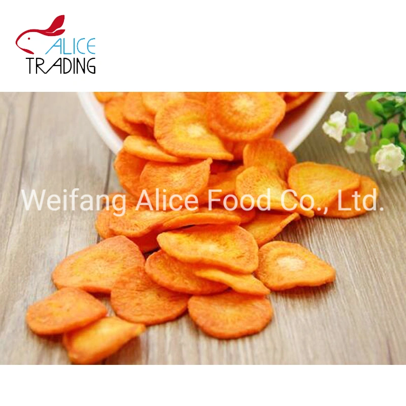 Chinese Bulk Packing Vf Vegetable Snack Vacuum Fried Carrot Chips