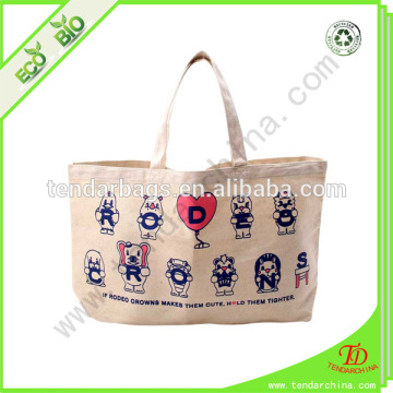 For shopping or travel carry wholesale cotton ham bag