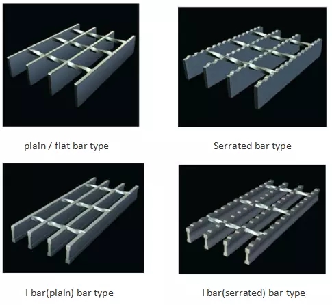 Twisted bar galvanized standard steel grate/steel grating