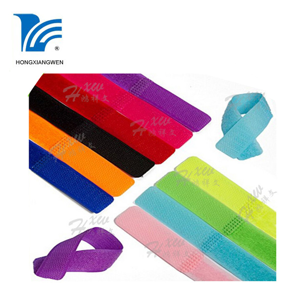 Wholesale Nylon Colored Cable Hook Loop Ties