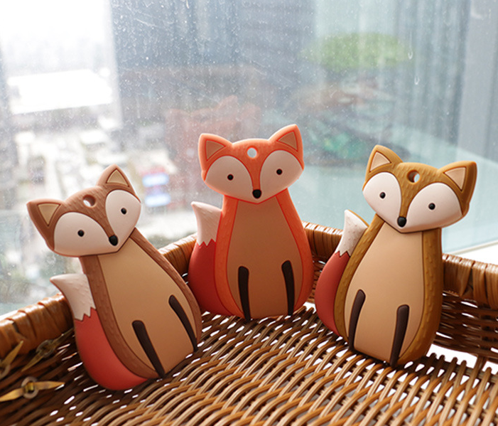 Silicone Fox Teether