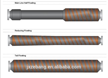 One end reinforced half floating oil hose