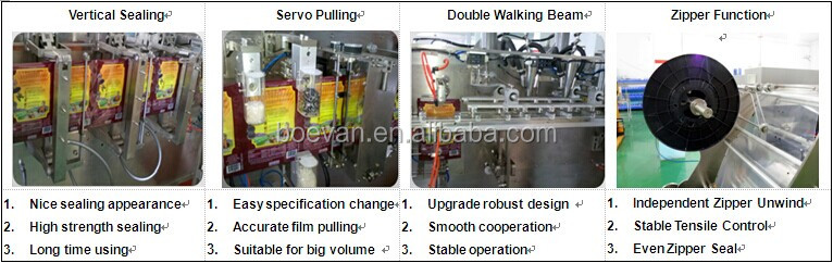 Stable function BHD-240SZ horizontal seed doypack packing machine