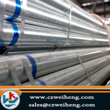 Greenhouse and scaffoldings used hot dip galvanized steel pipe