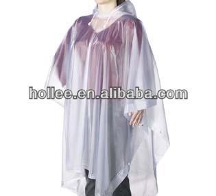 pvc rain cape poncho pvc