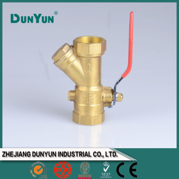 Strainer brass angle valve